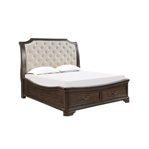 LYNDHURST 6''6" / 6''0" K HEADBOARD- WALNUT - Visions in Furniture (La Mirada, CA)