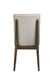 MAGGIE DINING CHAIR W/NATURAL CUSHION-WALNUT - Visions in Furniture (La Mirada, CA)
