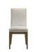 MAGGIE DINING CHAIR W/NATURAL CUSHION-WALNUT - Visions in Furniture (La Mirada, CA)
