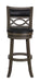 MANCHESTER 29" BAR STOOL-ANT GRAY W/PU SEAT - Visions in Furniture (La Mirada, CA)