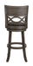MANCHESTER 29" BAR STOOL-ANT GRAY W/PU SEAT - Visions in Furniture (La Mirada, CA)