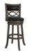 MANCHESTER 29" BAR STOOL-ANT GRAY W/PU SEAT - Visions in Furniture (La Mirada, CA)