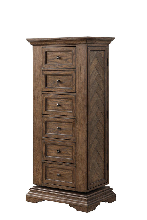 MAR VISTA SWIVEL LINGERIE CHEST W/MIRROR-WALNUT - Visions in Furniture (La Mirada, CA)