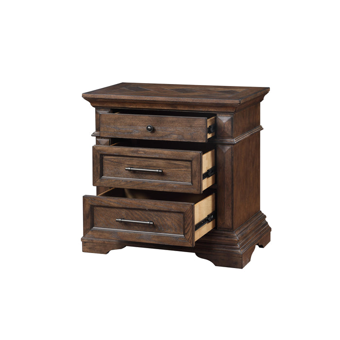 MAR VISTA NIGHTSTAND-WALNUT - Visions in Furniture (La Mirada, CA)