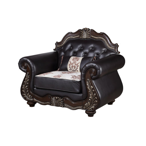 MAXIMUS CHAIR SEAT CUSHION & FRAME, ARMS, AND THROW PILLOW - Visions in Furniture (La Mirada, CA)