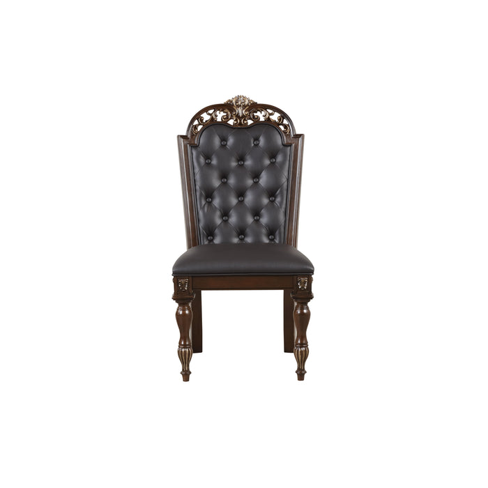 MAXIMUS DINING SIDE CHAIR-MADEIRA - Visions in Furniture (La Mirada, CA)