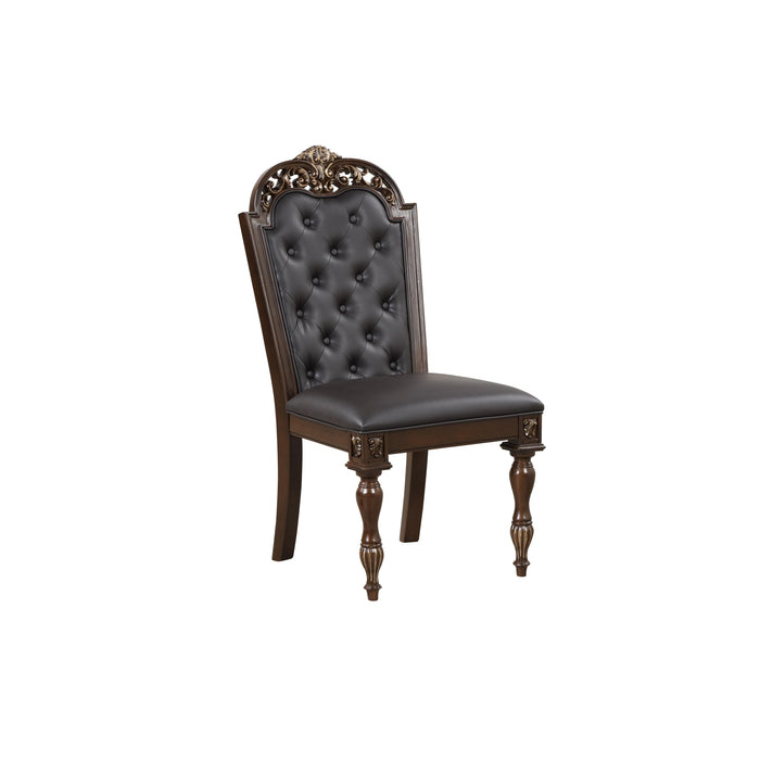 MAXIMUS DINING SIDE CHAIR-MADEIRA - Visions in Furniture (La Mirada, CA)