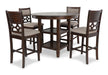 MITCHELL 5 PC COUNTER SET-CHERRY - Visions in Furniture (La Mirada, CA)