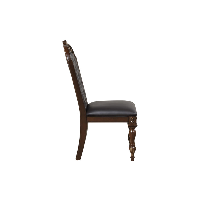 MAXIMUS DINING SIDE CHAIR-MADEIRA - Visions in Furniture (La Mirada, CA)
