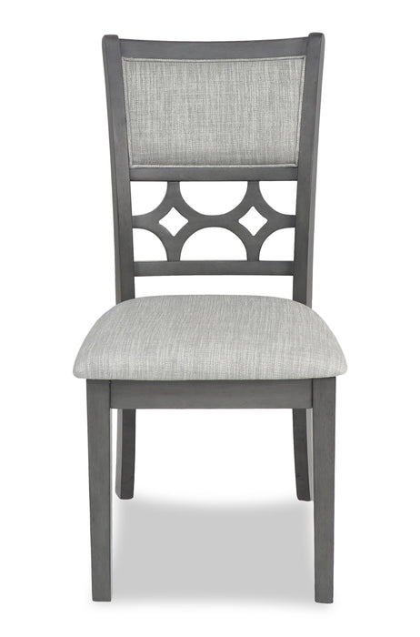 MITCHELL 5 PC DINING SET-GRAY - Visions in Furniture (La Mirada, CA)