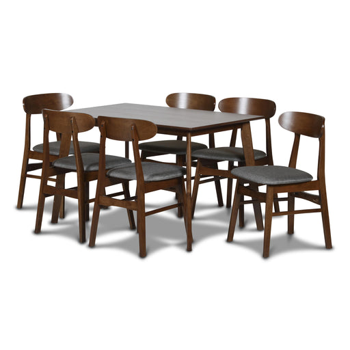 MOROCCO DINING CHAIR W/DARK GRAY SEAT CUSHION - Visions in Furniture (La Mirada, CA)
