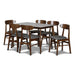 MOROCCO DINING CHAIR W/DARK GRAY SEAT CUSHION - Visions in Furniture (La Mirada, CA)