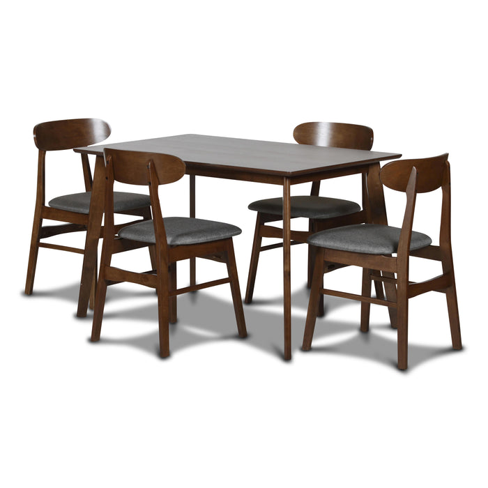 MOROCCO DINING CHAIR W/DARK GRAY SEAT CUSHION - Visions in Furniture (La Mirada, CA)