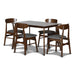 MOROCCO DINING CHAIR W/DARK GRAY SEAT CUSHION - Visions in Furniture (La Mirada, CA)