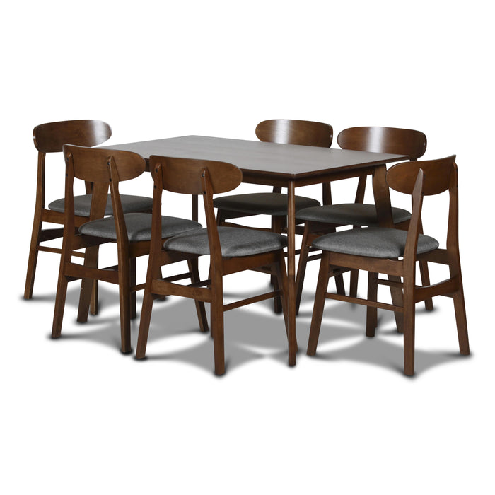 MOROCCO DINING CHAIR W/DARK GRAY SEAT CUSHION - Visions in Furniture (La Mirada, CA)