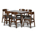 MOROCCO DINING CHAIR W/DARK GRAY SEAT CUSHION - Visions in Furniture (La Mirada, CA)