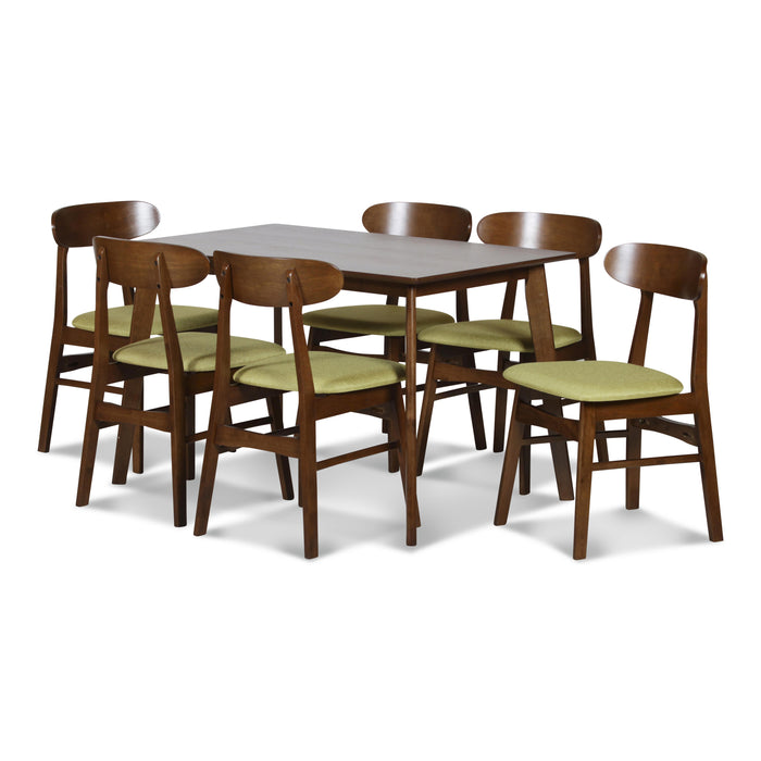 MOROCCO DINING CHAIR W/GREEN SEAT CUSHION - Visions in Furniture (La Mirada, CA)