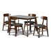 MOROCCO DINING CHAIR W/DARK GRAY SEAT CUSHION - Visions in Furniture (La Mirada, CA)