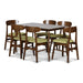 MOROCCO DINING CHAIR W/GREEN SEAT CUSHION - Visions in Furniture (La Mirada, CA)
