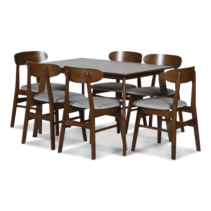 MOROCCO DINING CHAIR W/LIGHT GRAY SEAT CUSHION - Visions in Furniture (La Mirada, CA)