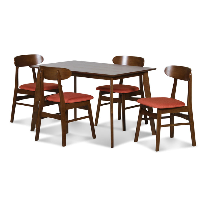 MOROCCO DINING CHAIR W/ORANGE SEAT CUSHION - Visions in Furniture (La Mirada, CA)