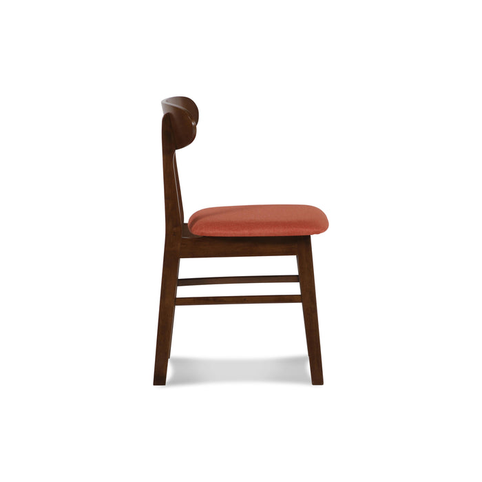 MOROCCO DINING CHAIR W/ORANGE SEAT CUSHION - Visions in Furniture (La Mirada, CA)