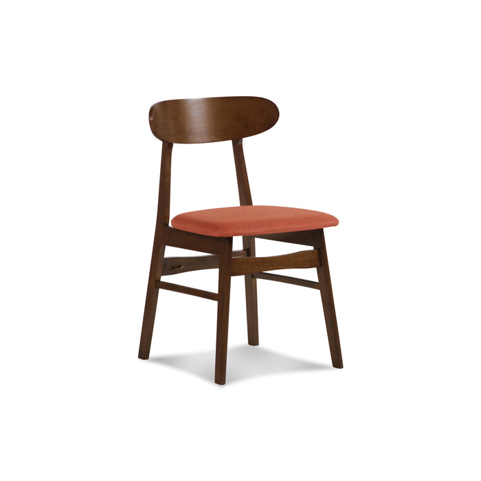 MOROCCO DINING CHAIR W/ORANGE SEAT CUSHION - Visions in Furniture (La Mirada, CA)