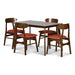 MOROCCO DINING CHAIR W/ORANGE SEAT CUSHION - Visions in Furniture (La Mirada, CA)