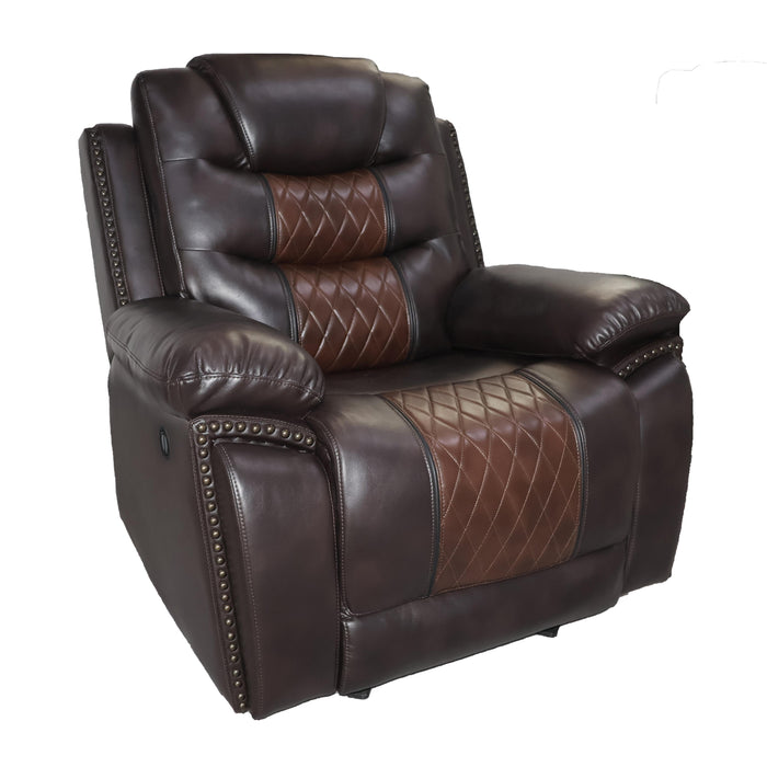 NIKKO GLIDER RECLINER-BROWN - Visions in Furniture (La Mirada, CA)