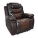 NIKKO GLIDER RECLINER-BROWN - Visions in Furniture (La Mirada, CA)
