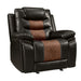 NIKKO GLIDER RECLINER-BROWN - Visions in Furniture (La Mirada, CA)
