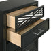 OBSIDIAN CHEST-BLACK - Visions in Furniture (La Mirada, CA)