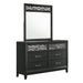 OBSIDIAN DRESSER-BLACK - Visions in Furniture (La Mirada, CA)