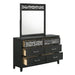 OBSIDIAN DRESSER-BLACK - Visions in Furniture (La Mirada, CA)