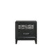 OBSIDIAN NIGHTSTAND-BLACK - Visions in Furniture (La Mirada, CA)