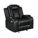 ORION GLIDER RECLINER W/ PWR FR & HR-BLACK - Visions in Furniture (La Mirada, CA)