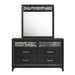 OBSIDIAN DRESSER-BLACK - Visions in Furniture (La Mirada, CA)