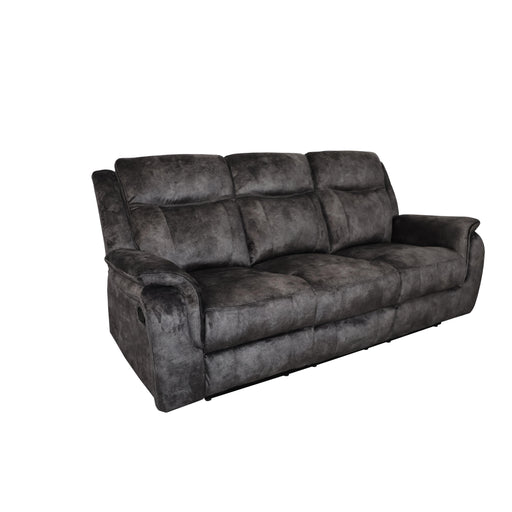 PARK CITY SOFA W/DUAL RECLINER-SLATE - Visions in Furniture (La Mirada, CA)