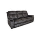 PARK CITY SOFA W/DUAL RECLINER-SLATE - Visions in Furniture (La Mirada, CA)