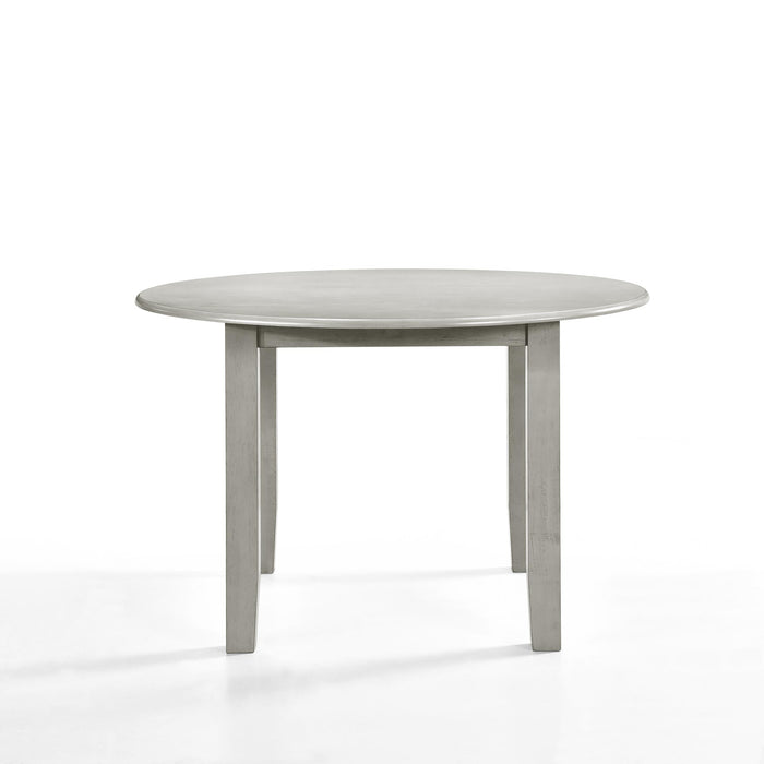 PASCAL 47" ROUND DINING TABLE-DRIFTWOOD - Visions in Furniture (La Mirada, CA)