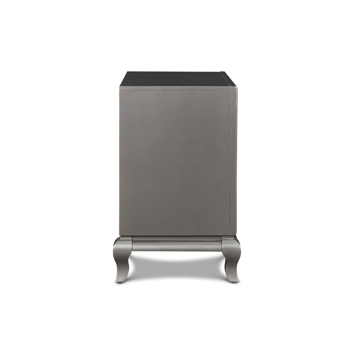 PARK IMPERIAL NIGHTSTAND-PEWTER