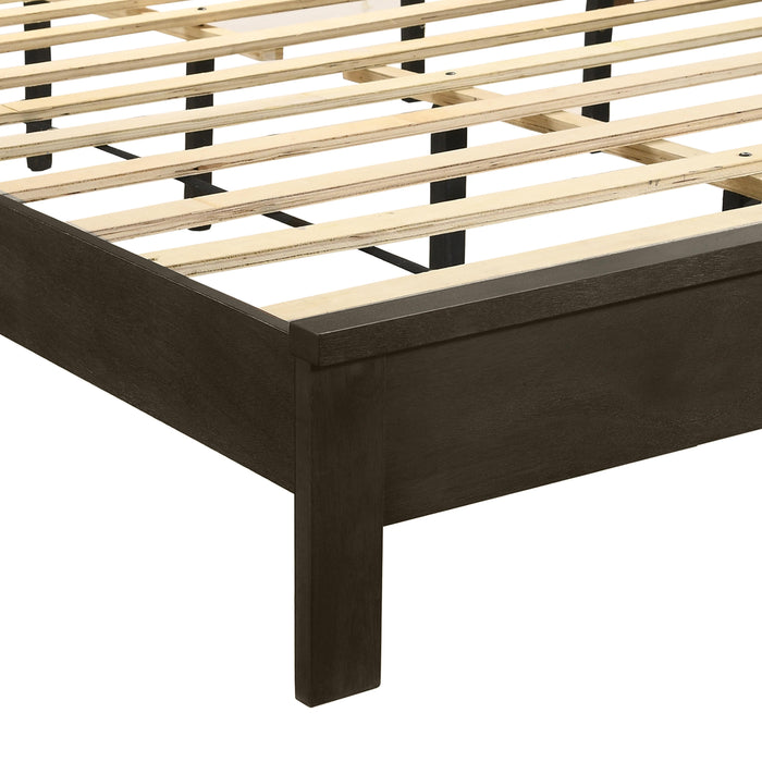 PISCES Queen Q PANEL BED-HB/FB/RAILS-GRAY