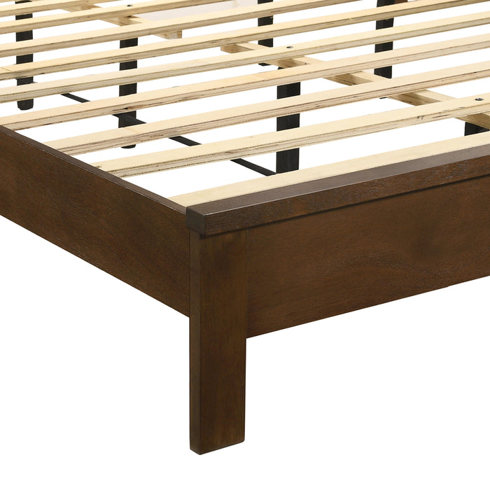 PISCES Queen Q PANEL BED-HB/FB/RAILS-NATURAL