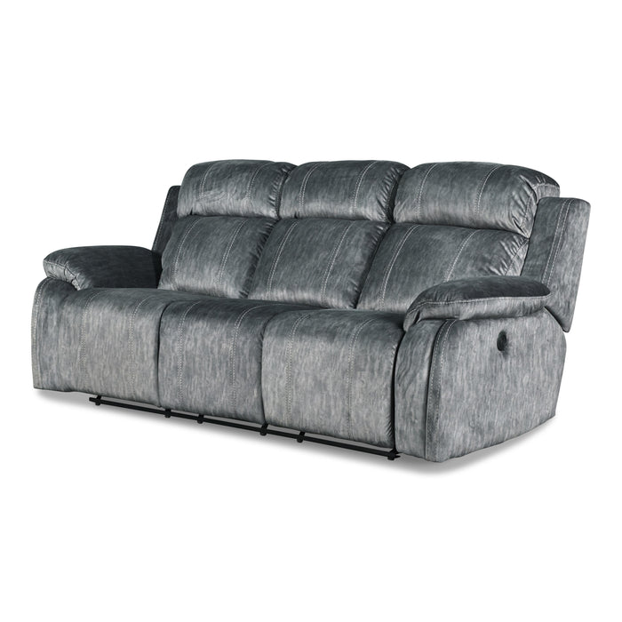 TANGO DUAL RECLINER SOFA W/PWR FR-SHADOW - Visions in Furniture (La Mirada, CA)