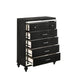 VALENTINO CHEST-BLACK - Visions in Furniture (La Mirada, CA)