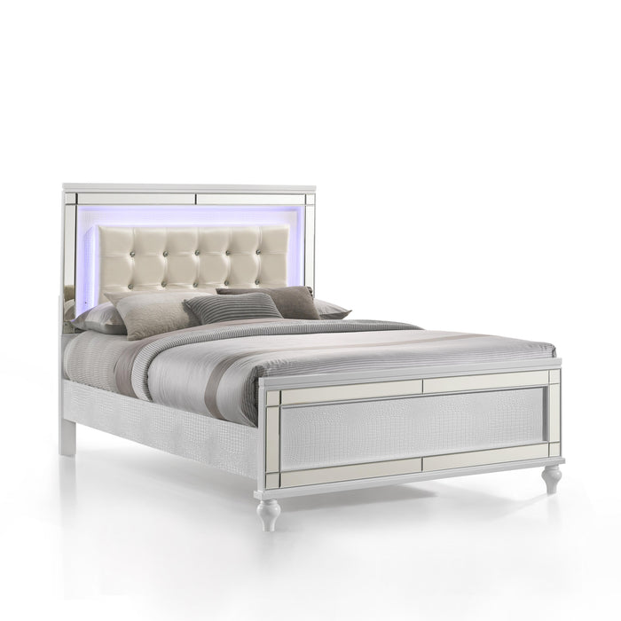 VALENTINO Eastern King-California King K FOOTBOARD & SLATS-WHITE