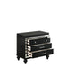 VALENTINO NIGHTSTAND-BLACK - Visions in Furniture (La Mirada, CA)
