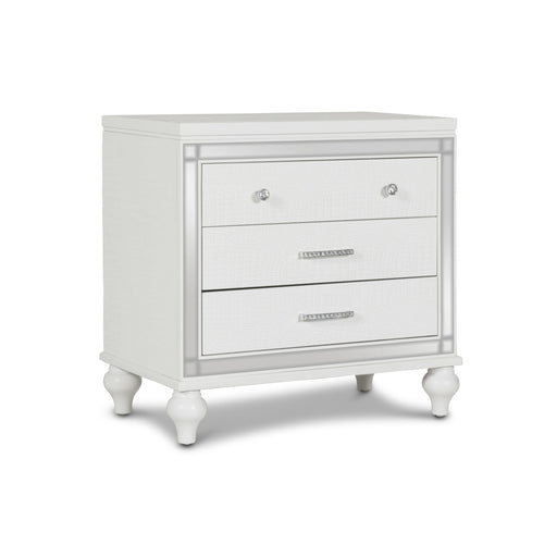 VALENTINO NIGHTSTAND-WHITE - Visions in Furniture (La Mirada, CA)