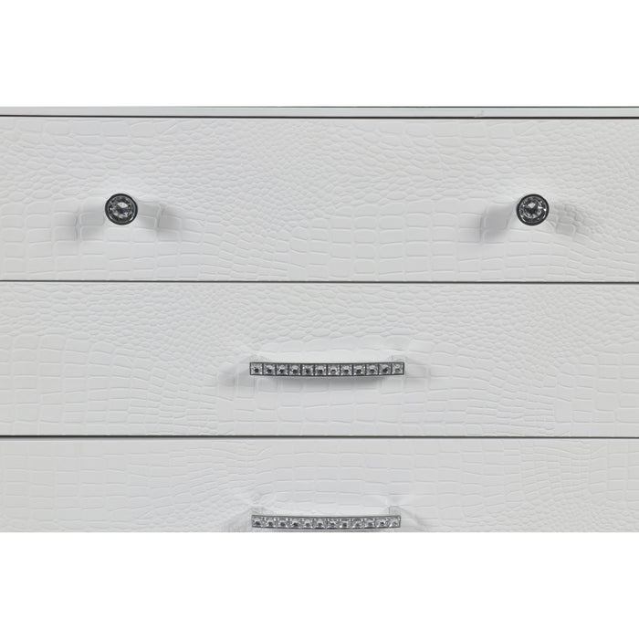 VALENTINO NIGHTSTAND-WHITE - Visions in Furniture (La Mirada, CA)