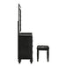 VALENTINO VANITY TABLE-BLACK - Visions in Furniture (La Mirada, CA)